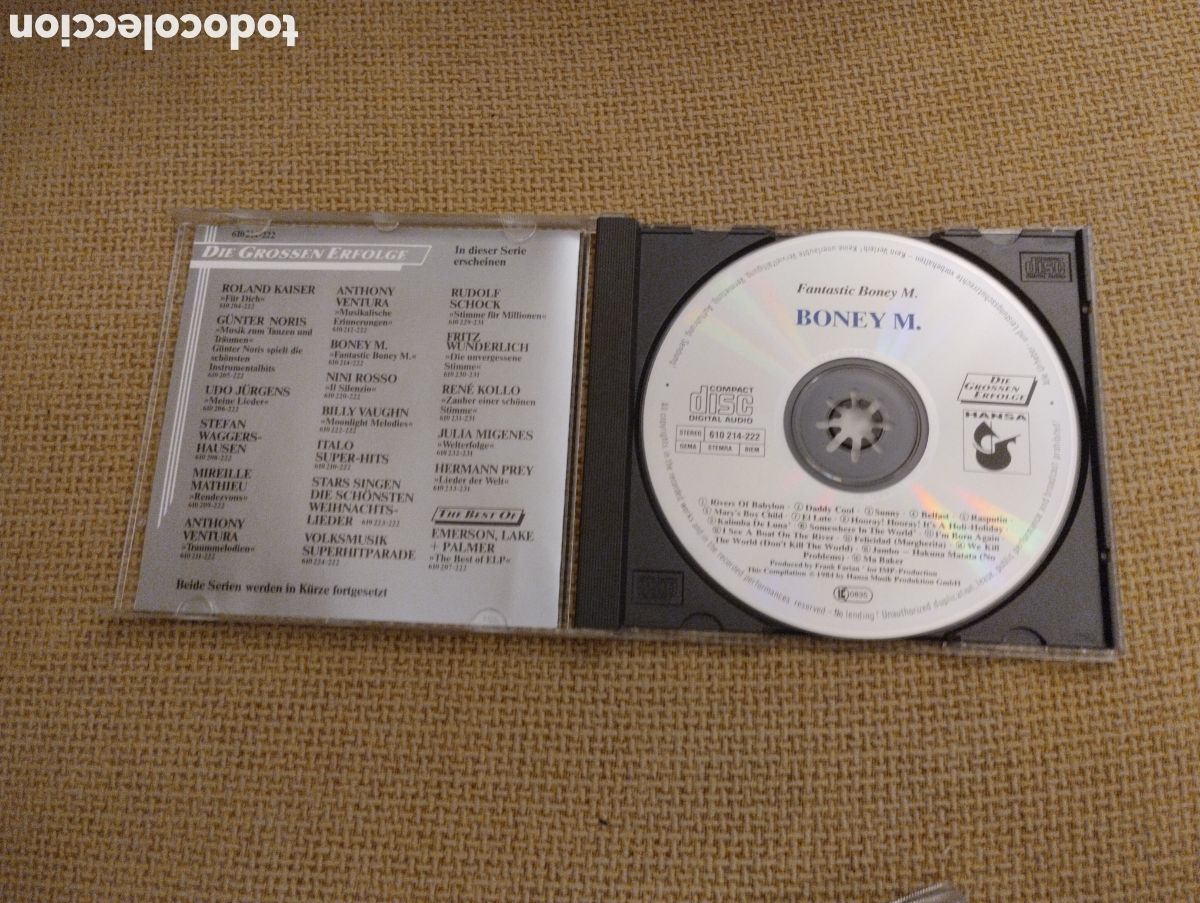 CDs de m&uacute;sica: CD Fantastic Boney M - Foto 2