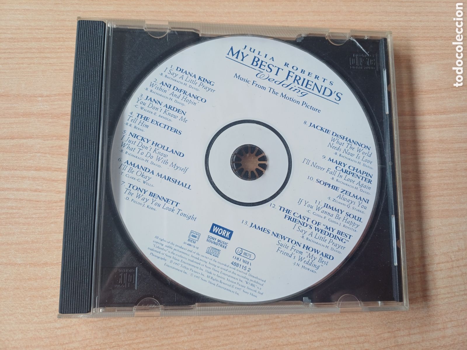 CDs de M&uacute;sica: BANDA SONORA CD LA BODA DE MI MEJOR AMIGO JULIA ROBERTS MY BEST FRIEND&acute;S WEDDING
