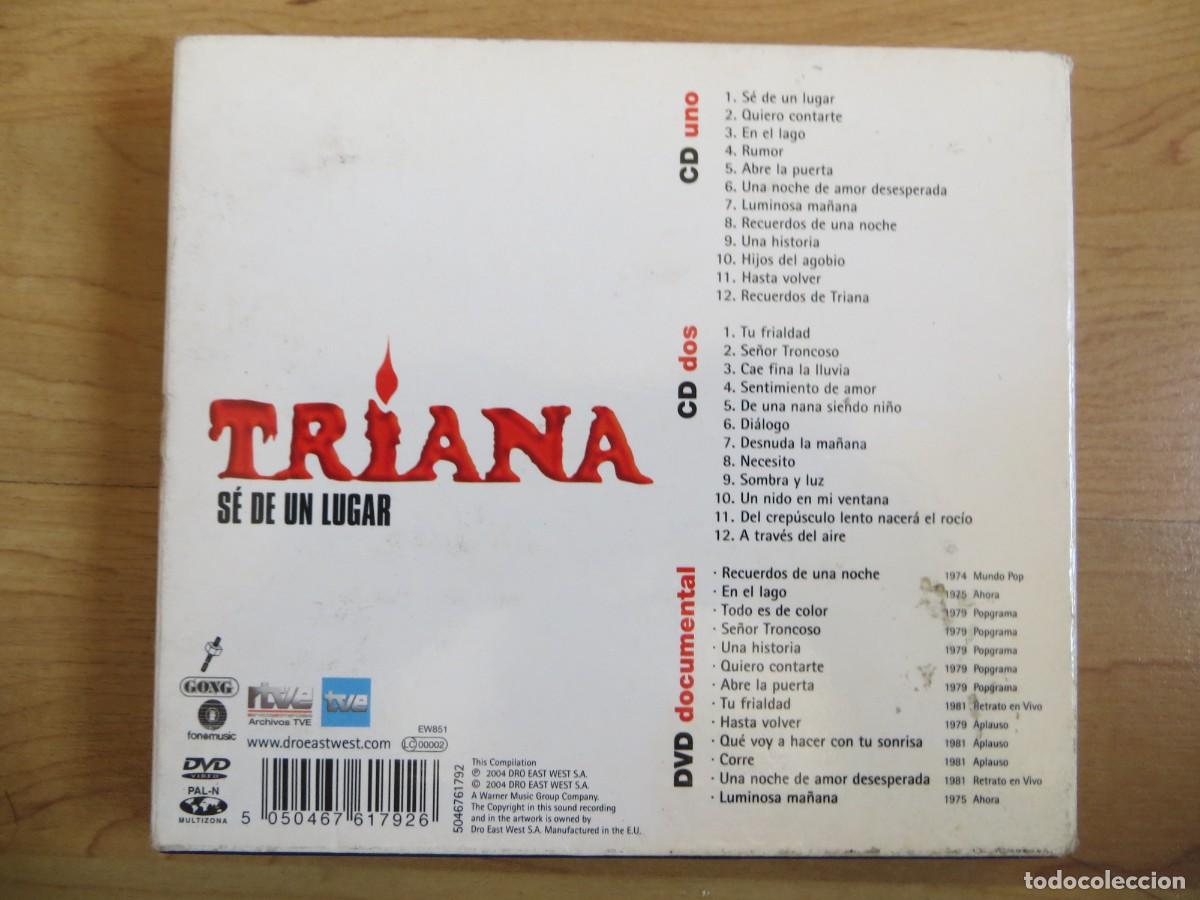 CDs de m&uacute;sica: TRIANA: SE DE UN LUGAR (BOX 2 CD + DVD) - Foto 2
