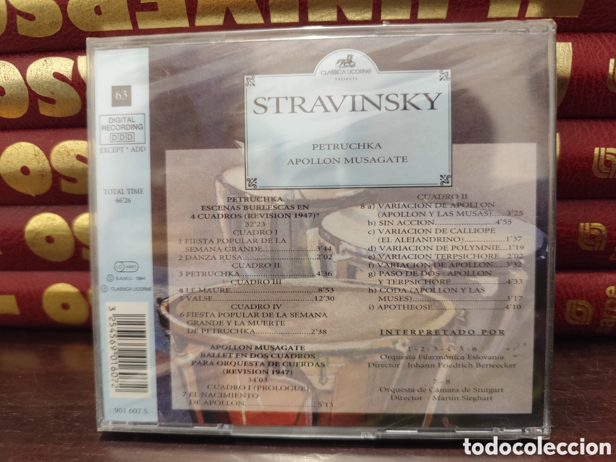 CDs de m&uacute;sica: STRAVINSKY - PETRUCHKA APOLLON MUSAGATE CD - Foto 4