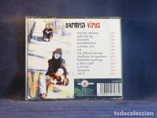 CDs de m&uacute;sica: CARMEN VIRUS - ESPIRITU ANSIOSO - CD - Foto 2