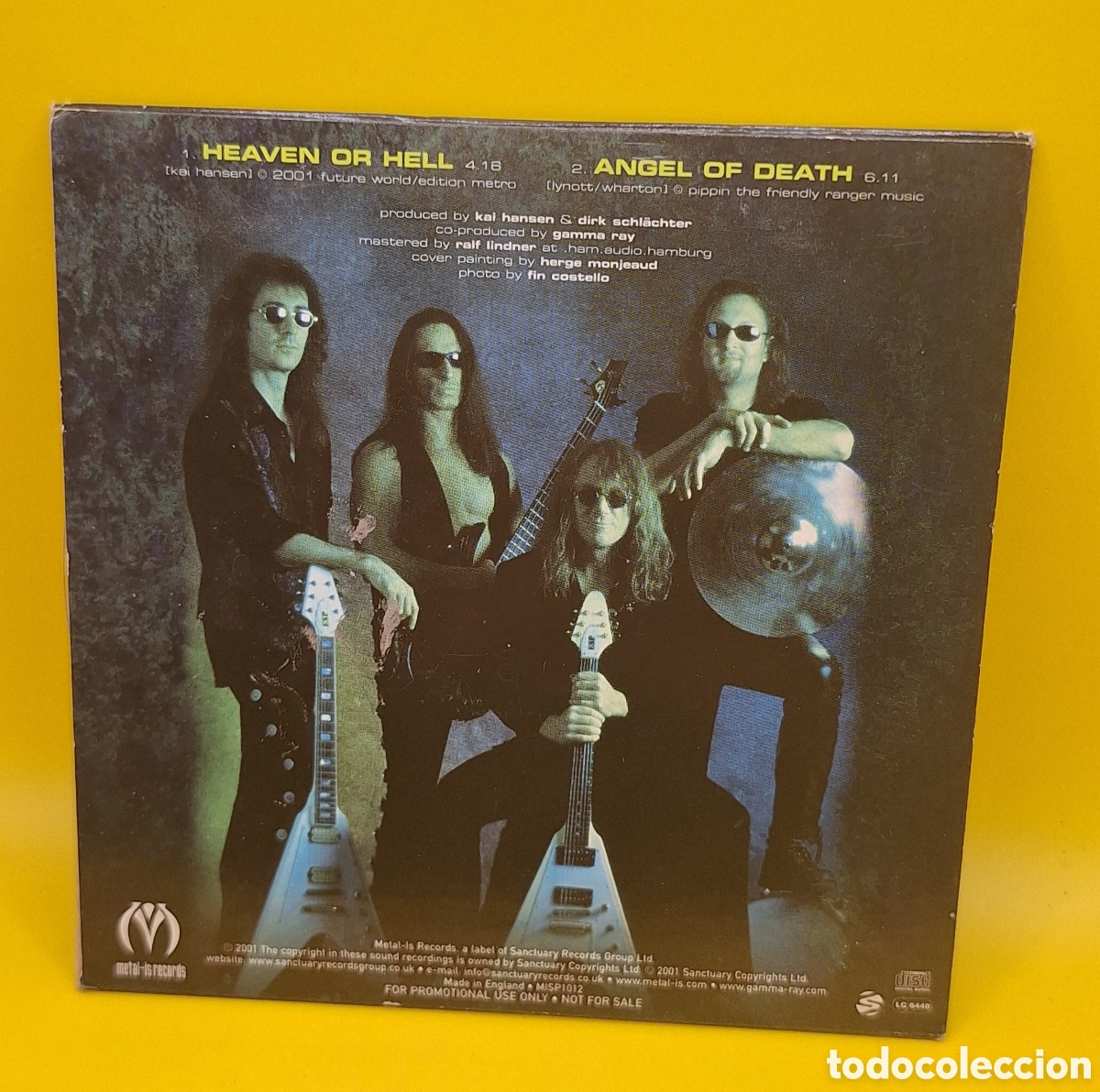CDs de m&uacute;sica: Gamma Ray Cd Firmado - Foto 5