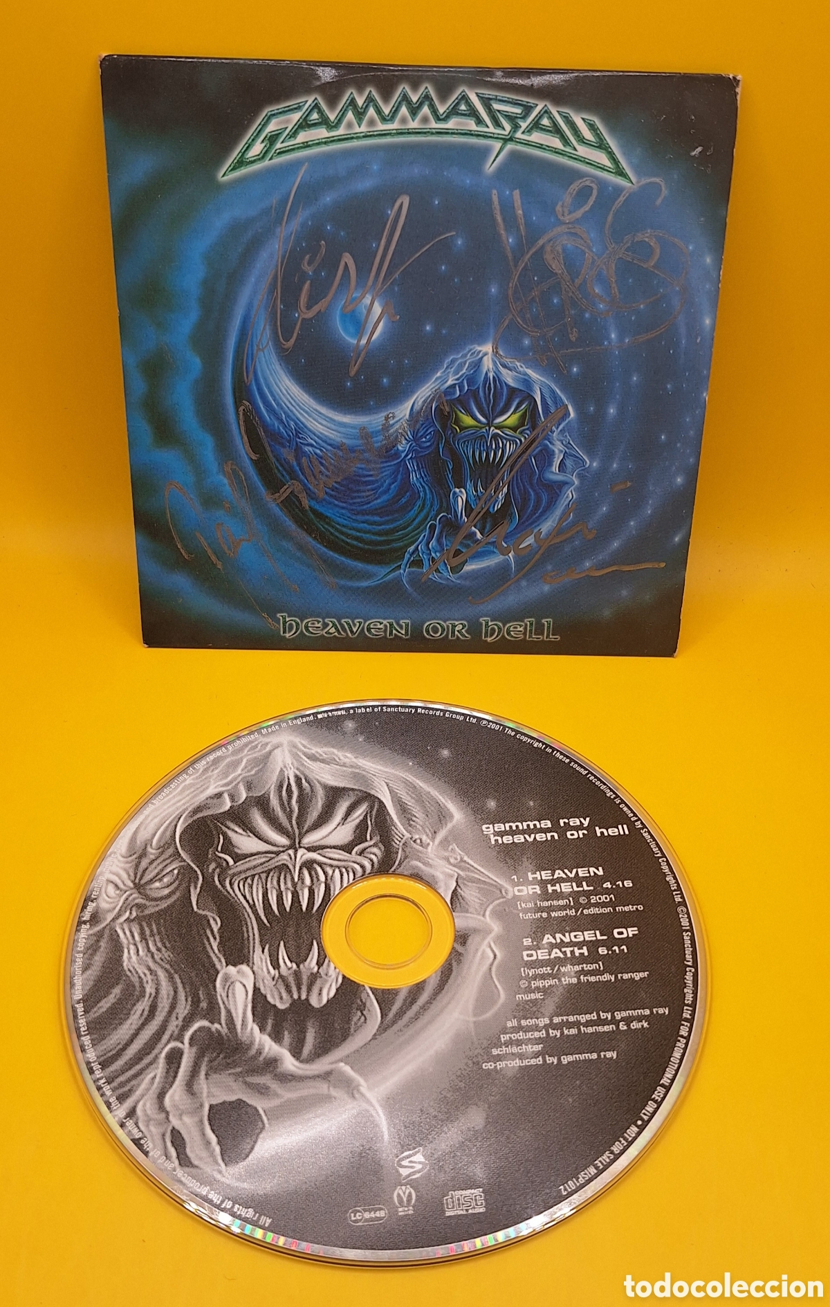 CDs de m&uacute;sica: Gamma Ray Cd Firmado - Foto 1