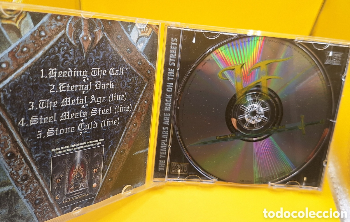 CDs de m&uacute;sica: Hammerfall Cd Firmado - Foto 5
