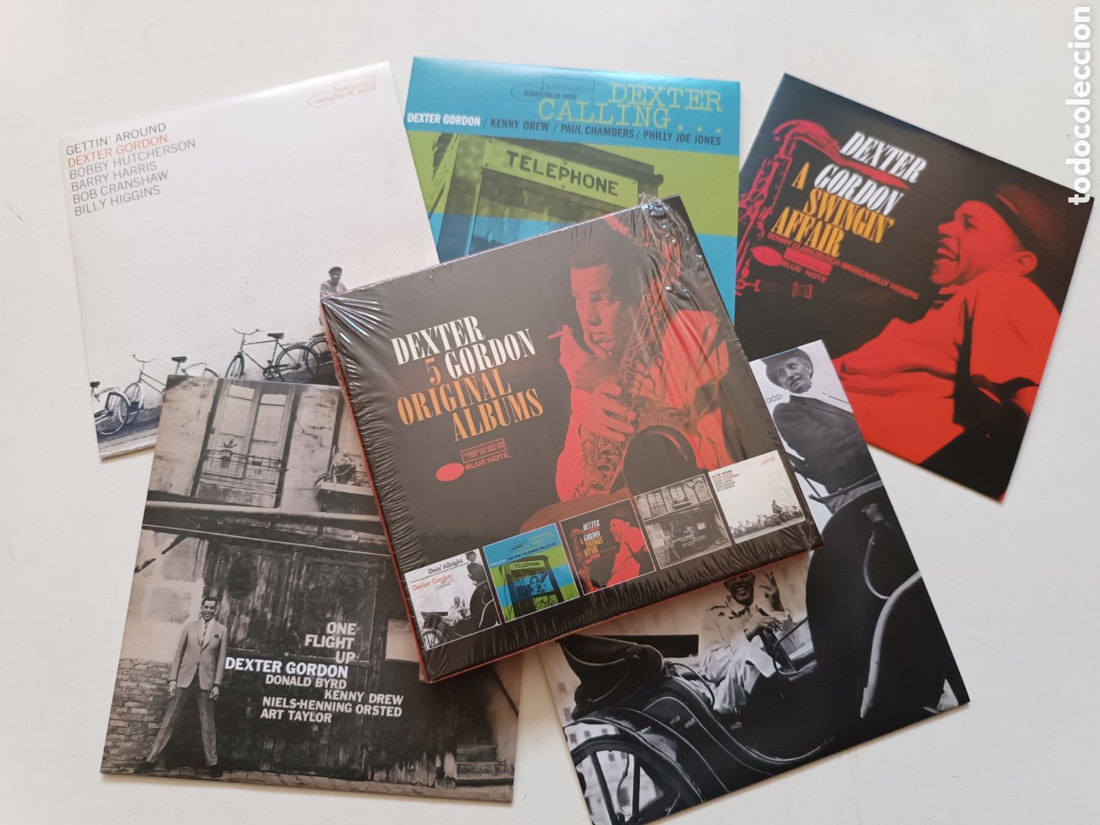 CDs de M&uacute;sica: 5 CD: DEXTER GORDON - 5 Original Albums: Doin' Allright, Dexter Calling, A Swingin' Affair + 2