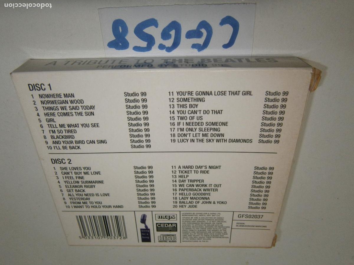 CDs de m&uacute;sica: ANTIGUO CD - THE BEATLES (STUDIO 99) - Foto 2