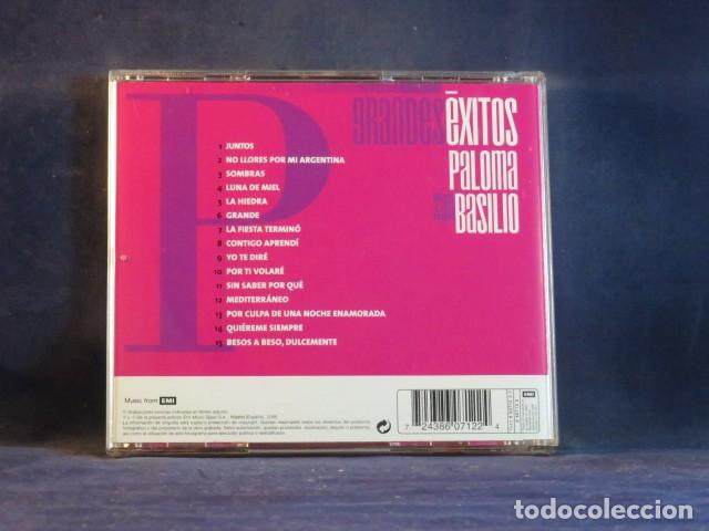CDs de m&uacute;sica: PALOMA SAN BASILIO &ndash; GRANDES EXITOS - CD - Foto 2