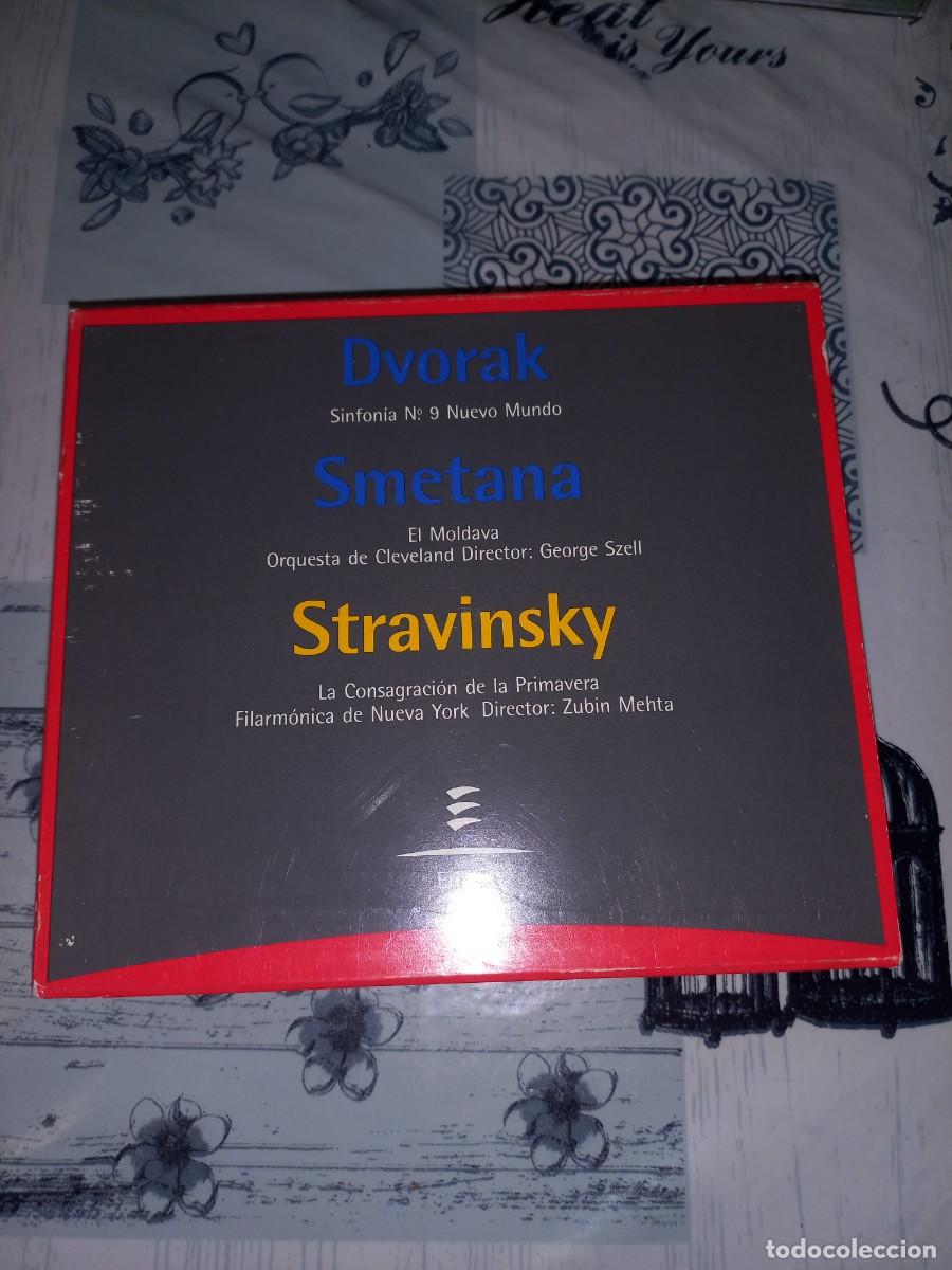 CDs de m&uacute;sica: CD STRAVINSKY / DVORAK / SMETANA- ECROS 1987 2CD - Foto 1