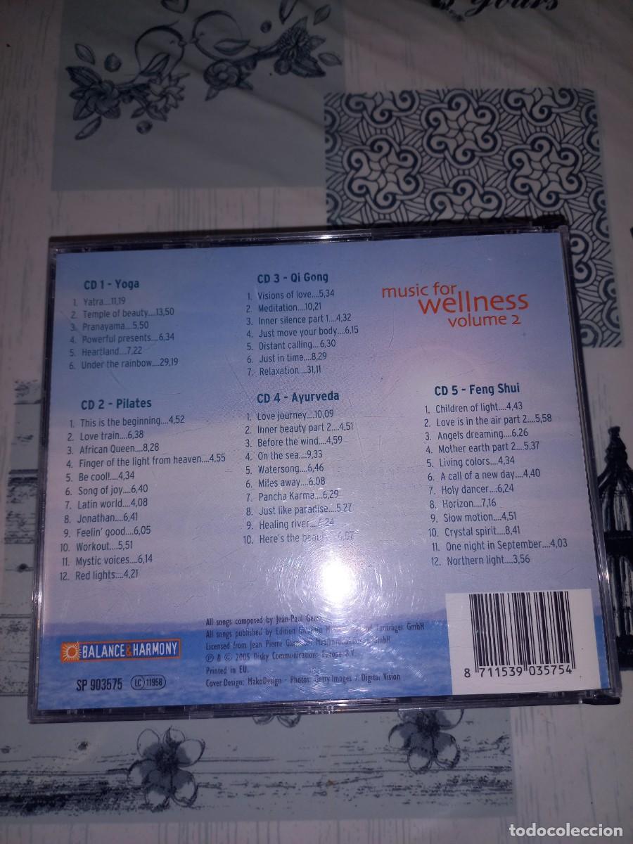 CDs de m&uacute;sica: music for wellness volume 2 - 5 CDS - Foto 2