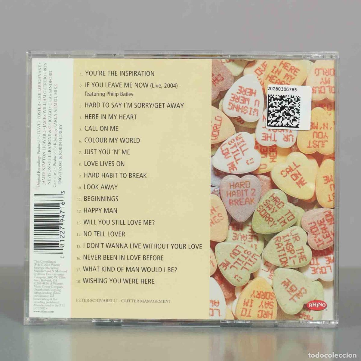 CDs de m&uacute;sica: CD. Chicago &ndash; Love Songs - Foto 2