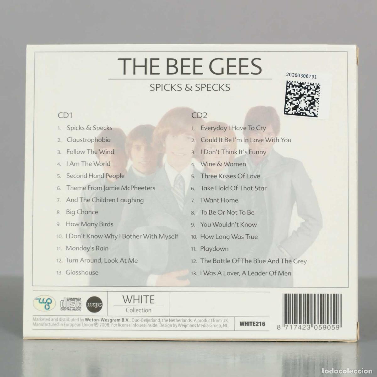 CDs de m&uacute;sica: CD. The Bee Gees &ndash; Spicks and Specks - Foto 2
