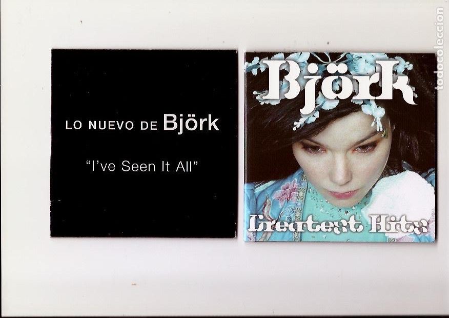 CDs de M&uacute;sica: BJORK. Greatest hits (4 temas). I've seen it all ( 2cds single espa&ntilde;oles)