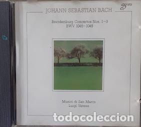 CDs de M&uacute;sica: Brandenburg Concertos N.1-3 - Johan Sebatian Bach