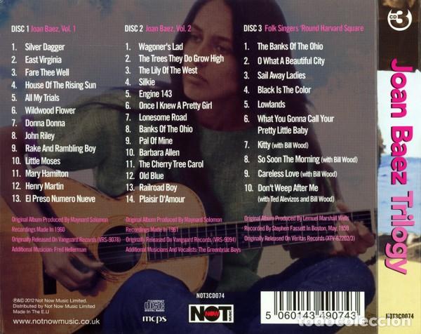 CDs de m&uacute;sica: Joan Baez &ndash; Trilogy 3 x CD - PRECINTADO - Foto 3