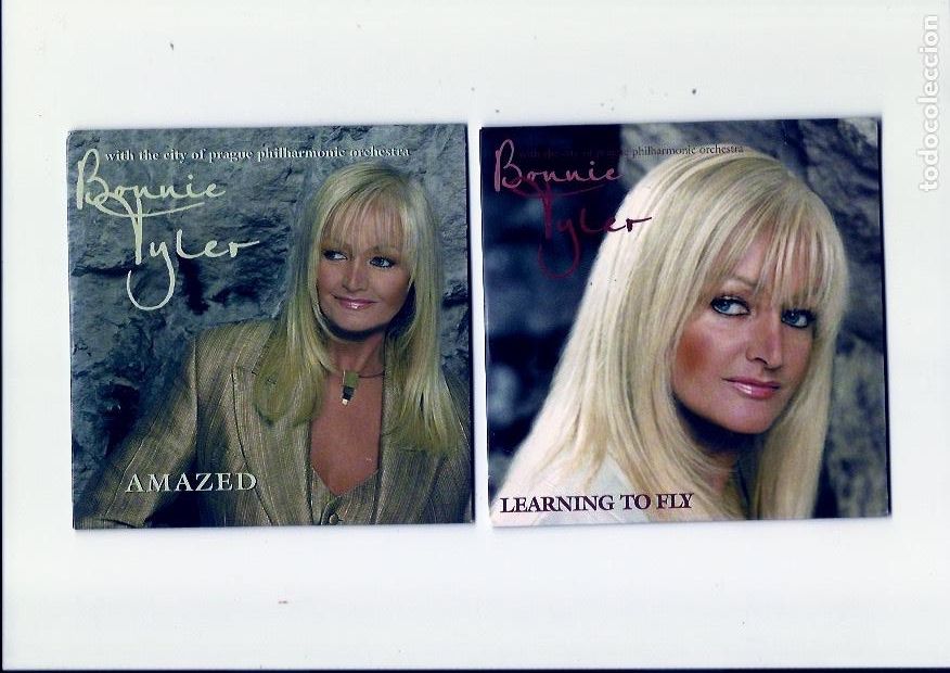 CDs de M&uacute;sica: BONNIE TYLER. Amazed. Learning to fly (2 cds single)