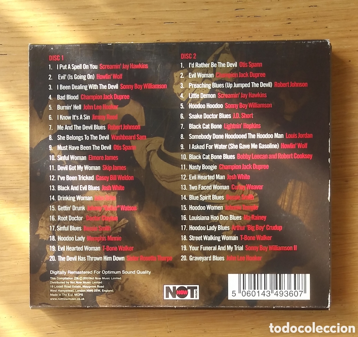 CDs de m&uacute;sica: V/A: &rdquo;VOODOO BLUES. THE DEVIL WITHIN&rdquo; DOBLE CD - BLUES - Foto 2