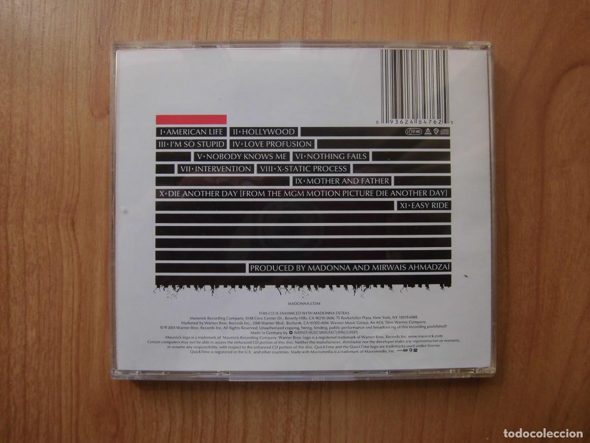 CDs de m&uacute;sica: CD MADONNA AMERICAN LIFE - Foto 2