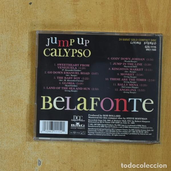 CDs de m&uacute;sica: BELAFONTE - JUMP UP CALYPSO - CD - Foto 2