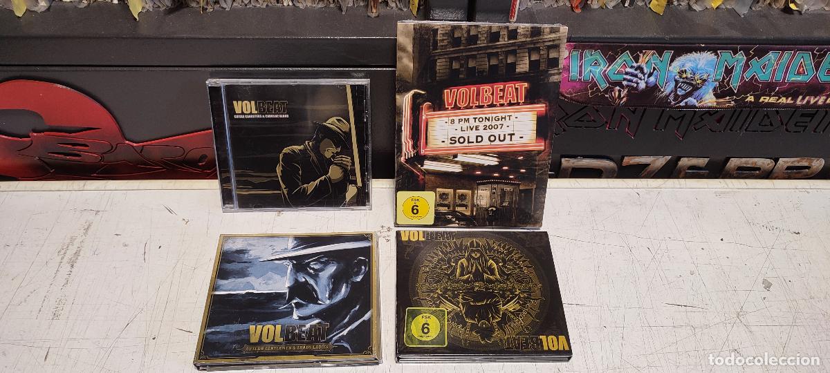 CDs de M&uacute;sica: Volbeat lotye cd's + dvd's muy buen estado