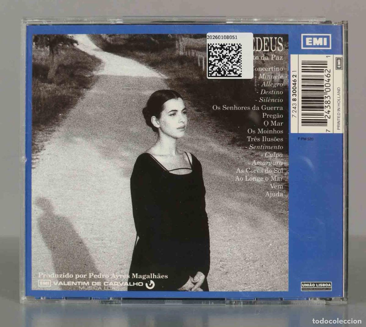 CDs de m&uacute;sica: CD. Madredeus &ndash; O Esp&iacute;rito Da Paz - Foto 2