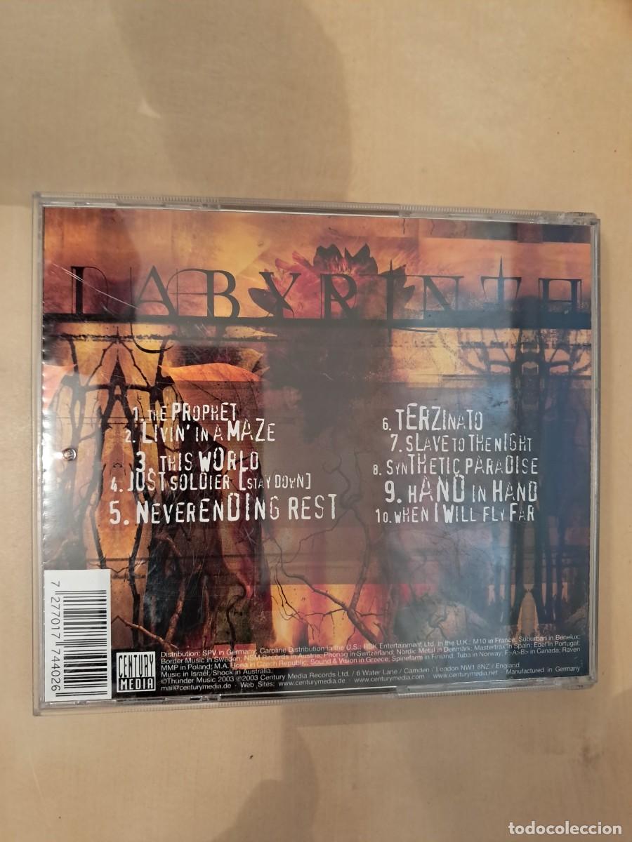CDs de m&uacute;sica: Labyrinth , Sin T&iacute;tulo . CD 2003 Estado impecable. Progresive Power Heavy Metal - Foto 2