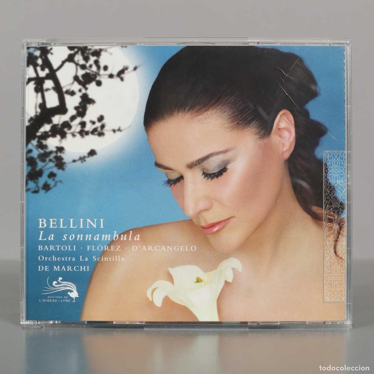 CDs de M&uacute;sica: CD. Vincenzo Bellini, Bartoli, Fl&oacute;rez, D&acute;Arcangelo, LA SONNAMBULA