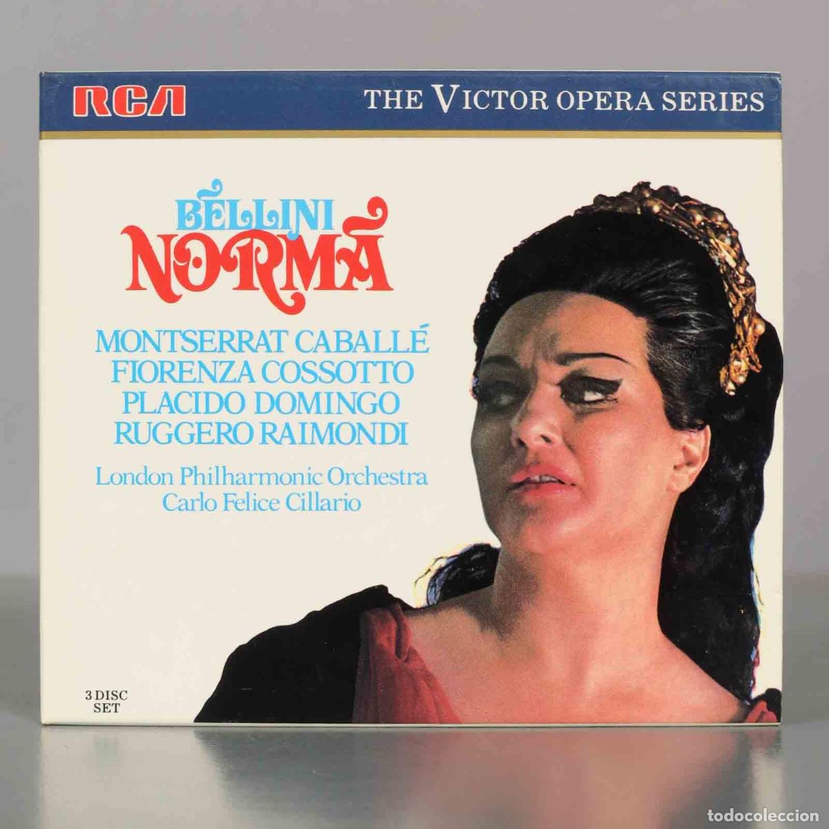 CDs de M&uacute;sica: CD. Norma - Bellini - Montserrat Caball&eacute;, Placido Domingo, Fioenza Cossotto, Raimondi, Cillario