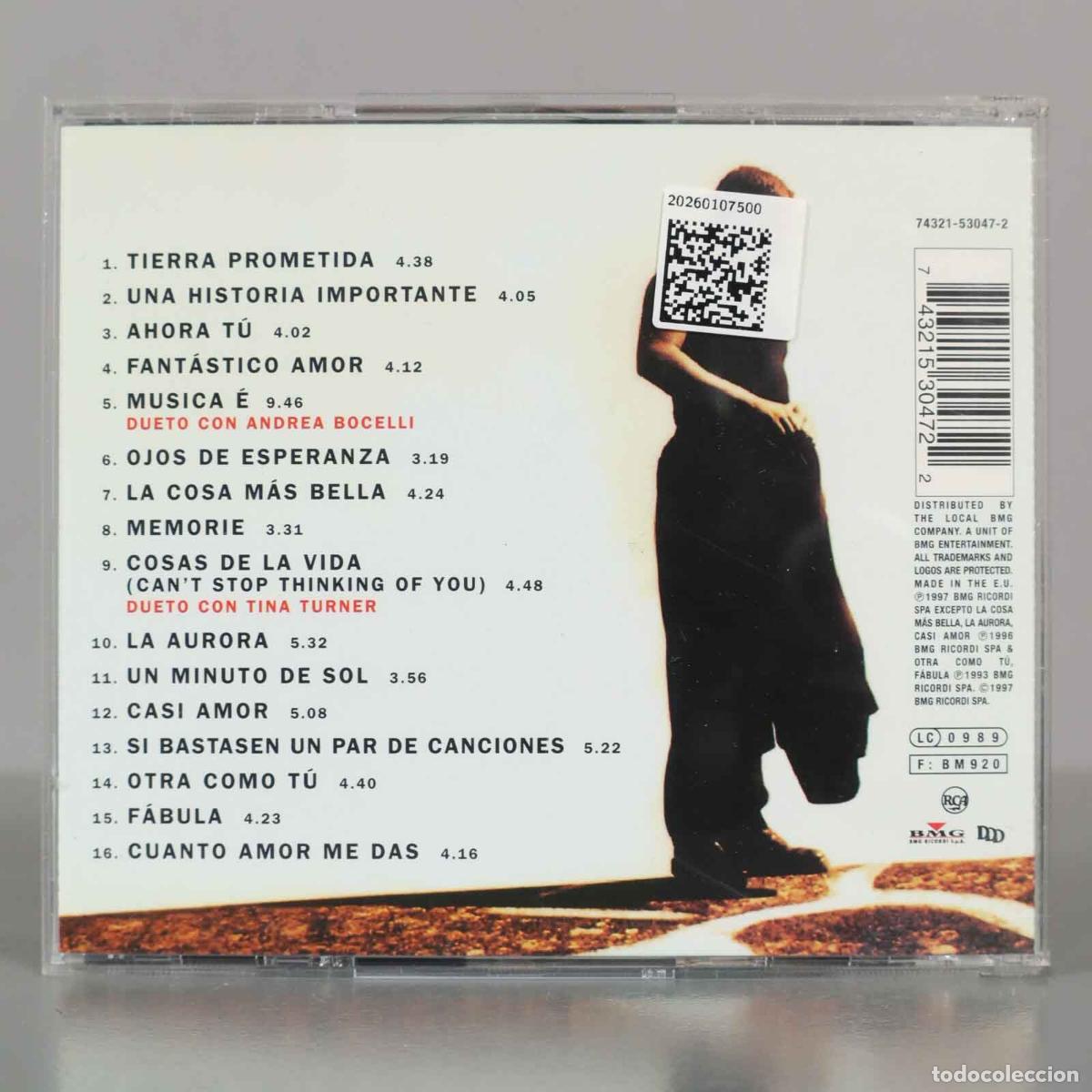 CDs de m&uacute;sica: CD. Eros Ramazzotti &ndash; Eros - Foto 2