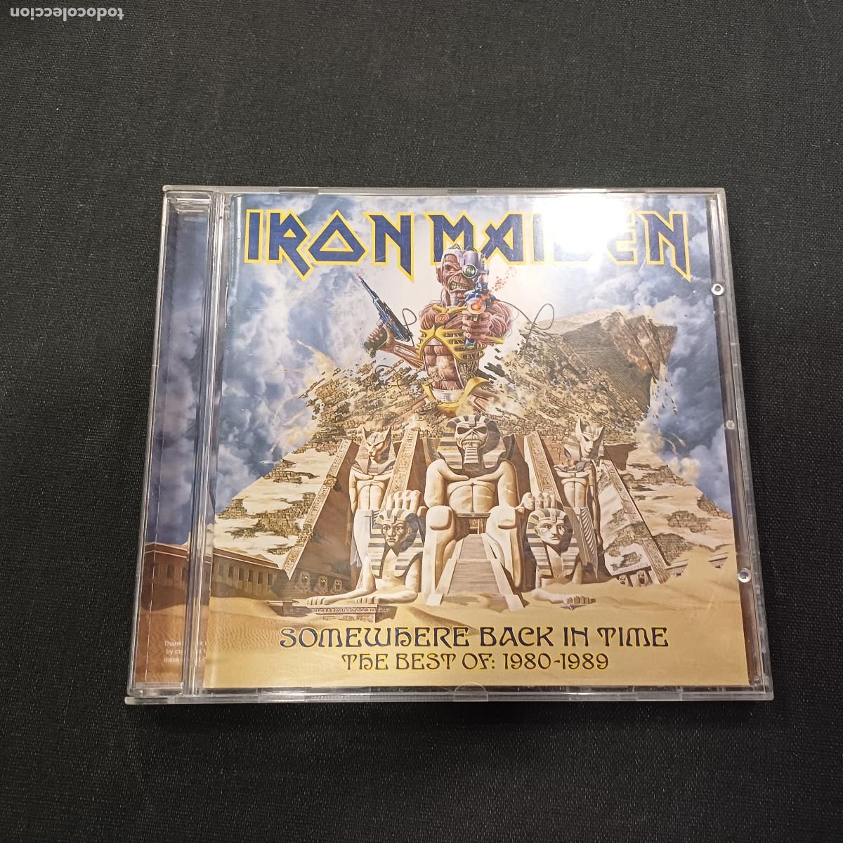 CDs de m&uacute;sica: IRON MAIDEN/SOMEWHERE BACK IN TIME/CD METAL. - Foto 1