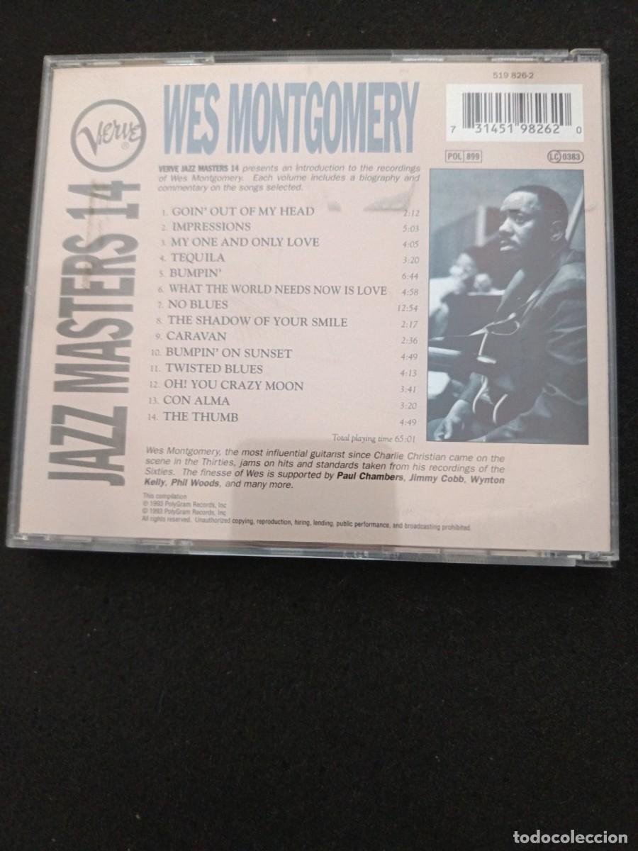 CDs de m&uacute;sica: WES MONTGOMERY. JAZZ MASTERS 14 - Foto 2