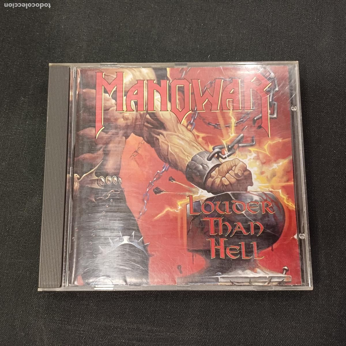 CDs de m&uacute;sica: MANOWAR/LOUDER THAN HELL/CD METAL. - Foto 1