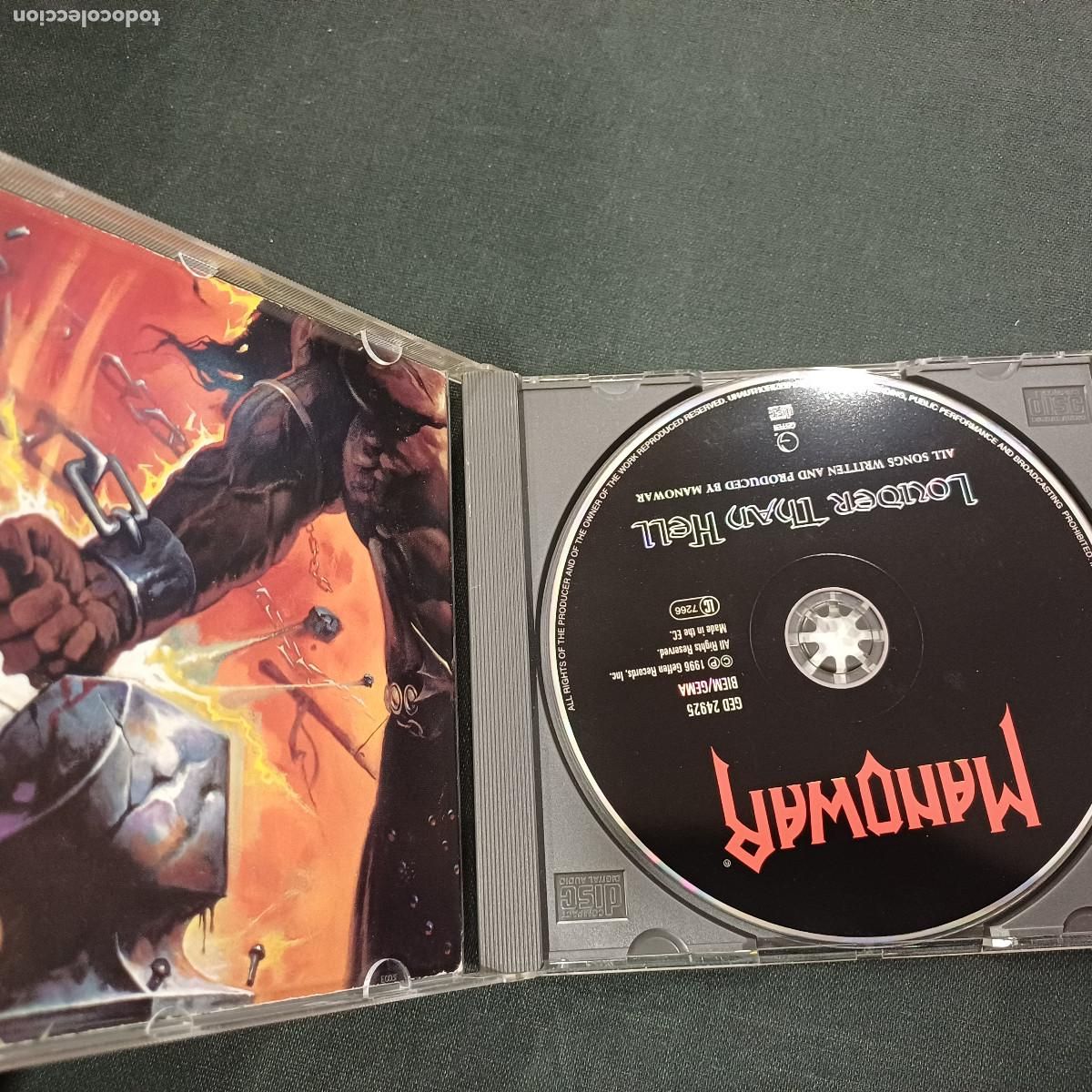 CDs de m&uacute;sica: MANOWAR/LOUDER THAN HELL/CD METAL. - Foto 2