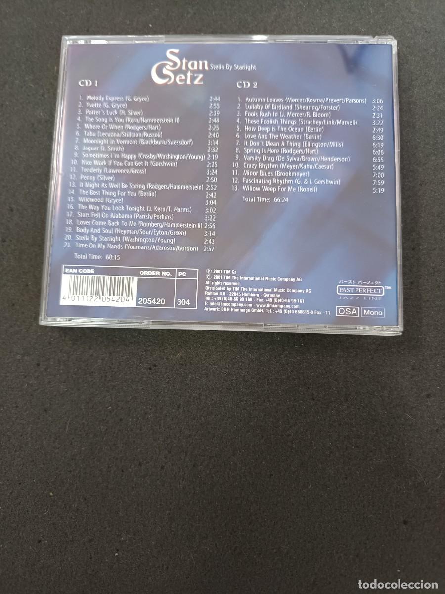 CDs de m&uacute;sica: 2 CD. STAN GETZ. STELLA BY STARLIGHT - Foto 2