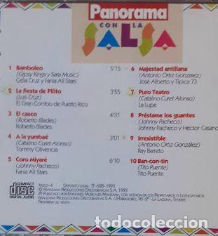 CDs de m&uacute;sica: Coleccion Panorama con la Salsa (4 CD) - Varios - Foto 2