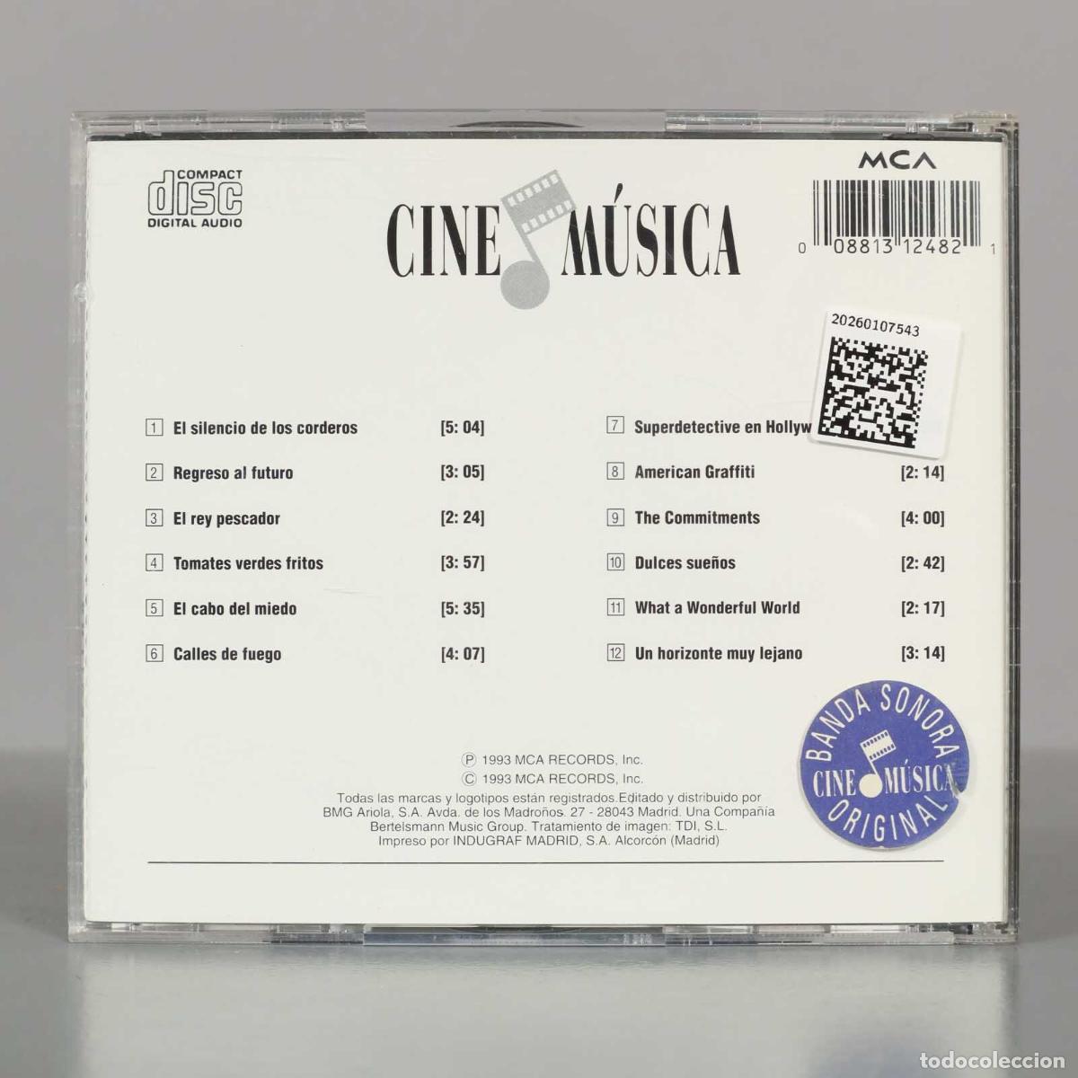 CDs de m&uacute;sica: CD. Various &ndash; Grandes Exitos CINE MUSICA - Foto 2