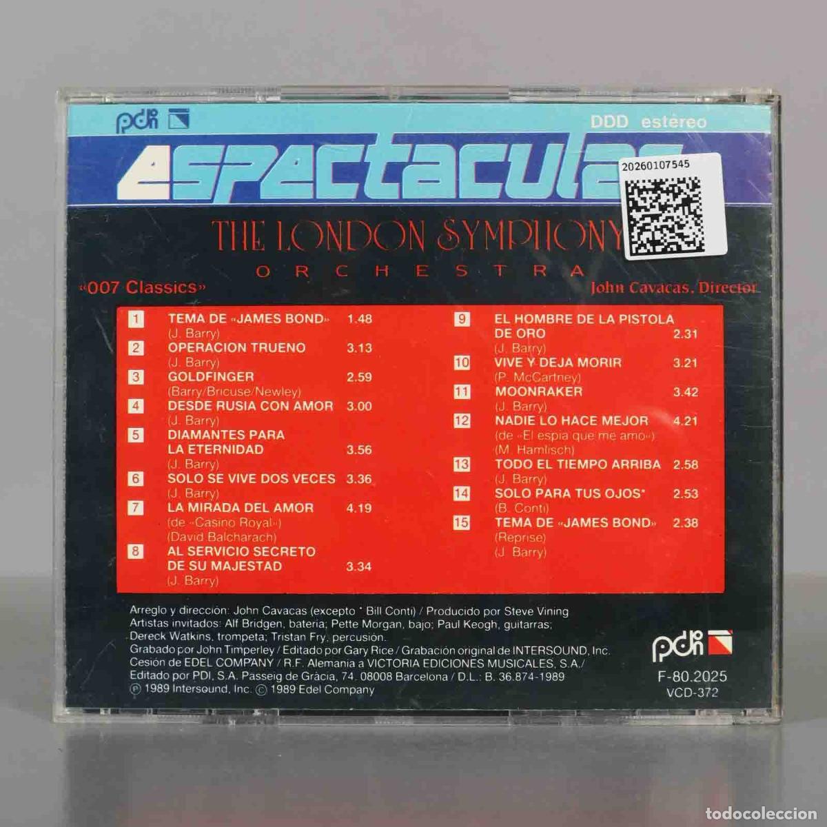 CDs de m&uacute;sica: CD. The London Symphony Orchestra &ndash; 007 Classics - Foto 2