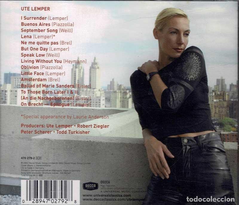 CDs de m&uacute;sica: Ute Lemper - But One Day... CD - Foto 2