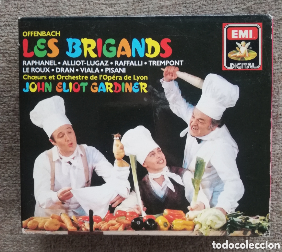 CD de M&uacute;sica: Jacques Offenbach - Les Brigands. Opereta &oacute;pera bufa. Dirige John Eliot Gardiner