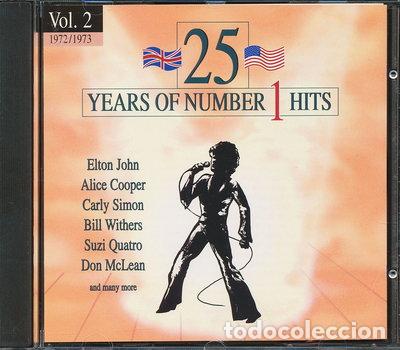 CD de M&uacute;sica: 25 Years of Number 1 Hits, Volume 2: 1972/1973- 5015773601229
