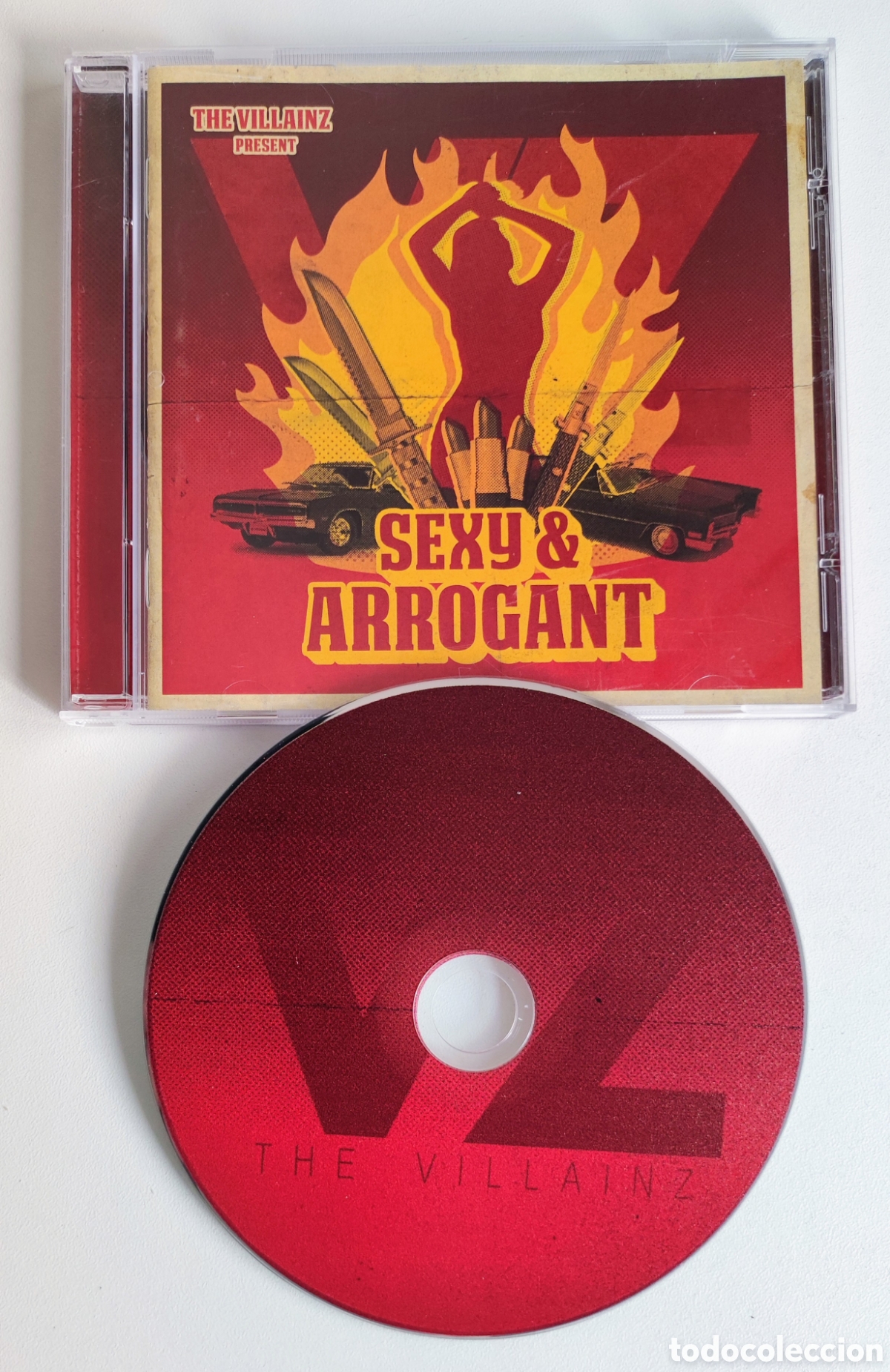 CDs de M&uacute;sica: THE VILLAINZ / SEXY & ARROGANT - WORMHOLEDEATH CD