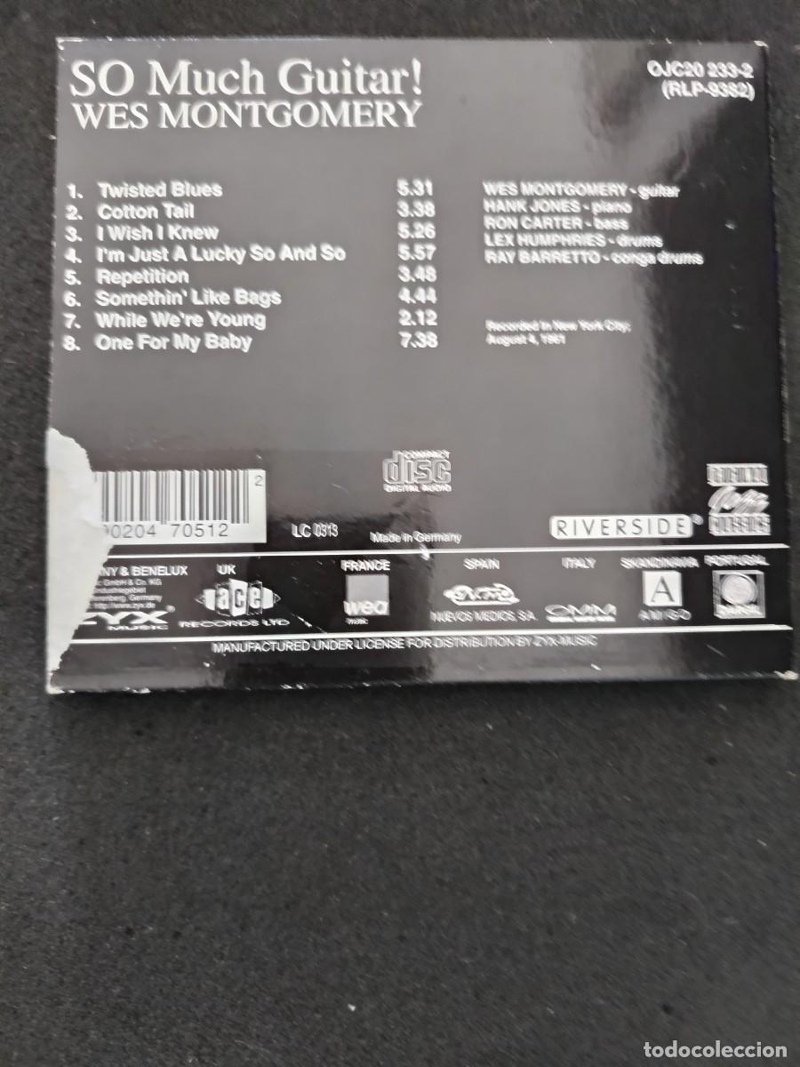 CDs de m&uacute;sica: WES MONTGOMERY. SO MUCH GUITAR! - Foto 2
