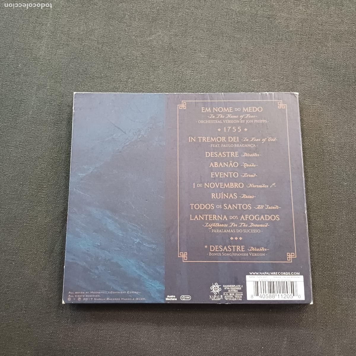 CDs de m&uacute;sica: MOONSPELL/1755/CD DIGIPACK METAL. - Foto 3