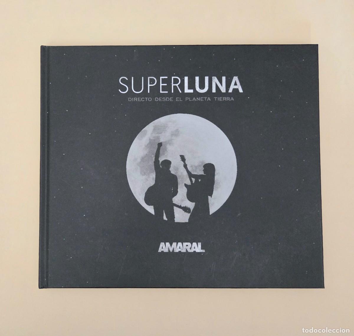 CDs de m&uacute;sica: AMARAL DOBLE CD LIBRO. DIRECTO SUPERLUNA (2017). - Foto 1