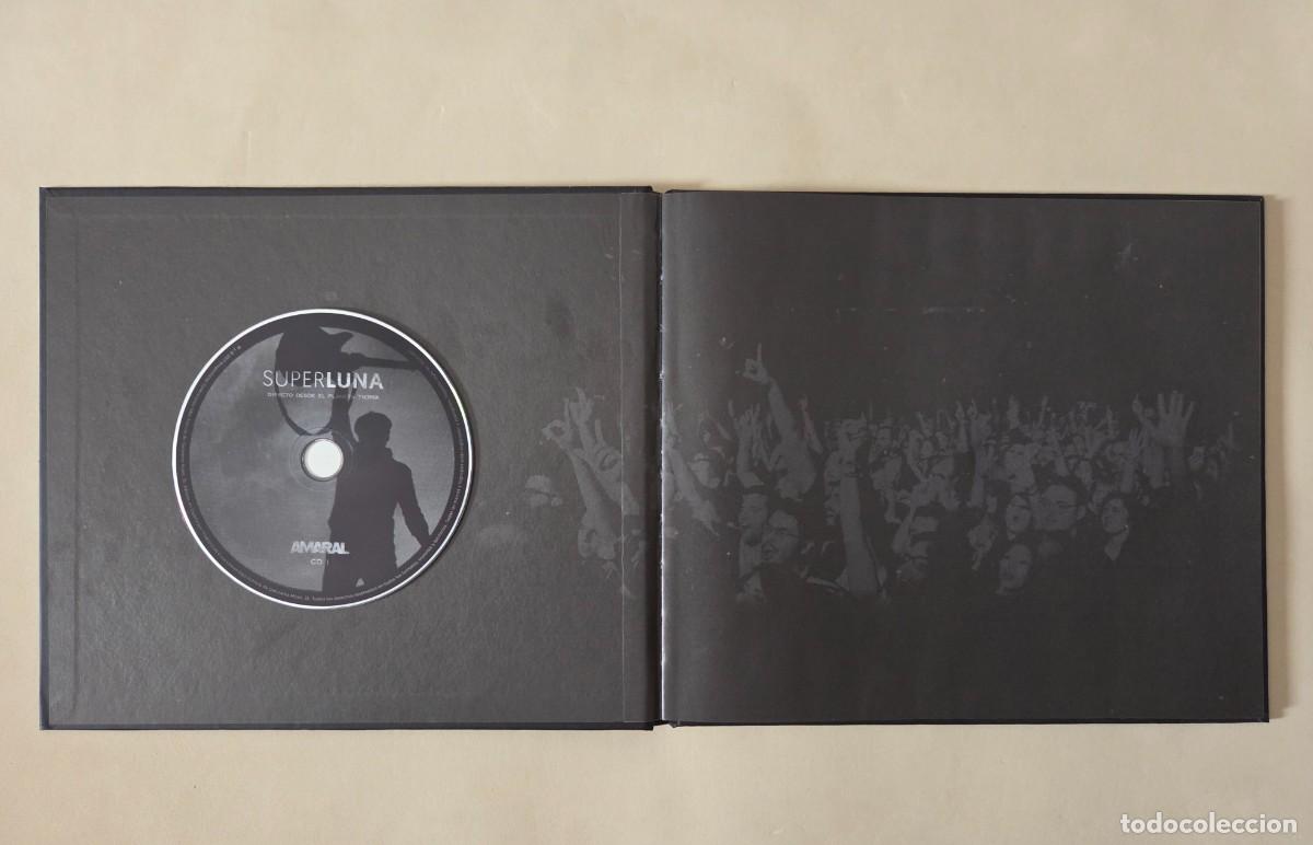 CDs de m&uacute;sica: AMARAL DOBLE CD LIBRO. DIRECTO SUPERLUNA (2017). - Foto 5