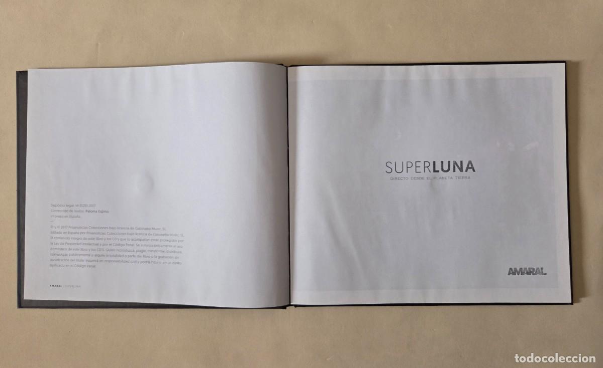 CDs de m&uacute;sica: AMARAL DOBLE CD LIBRO. DIRECTO SUPERLUNA (2017). - Foto 7