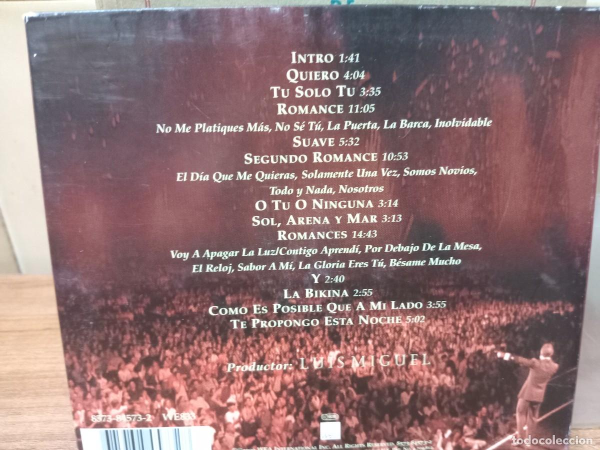 CDs de m&uacute;sica: LUIS MIGUEL - VIVO - CD - Foto 2