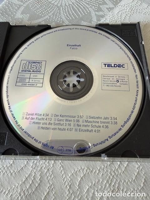 CDs de m&uacute;sica: RAR CD. FALCO. EINZELHAFT. TELDEC - Foto 2