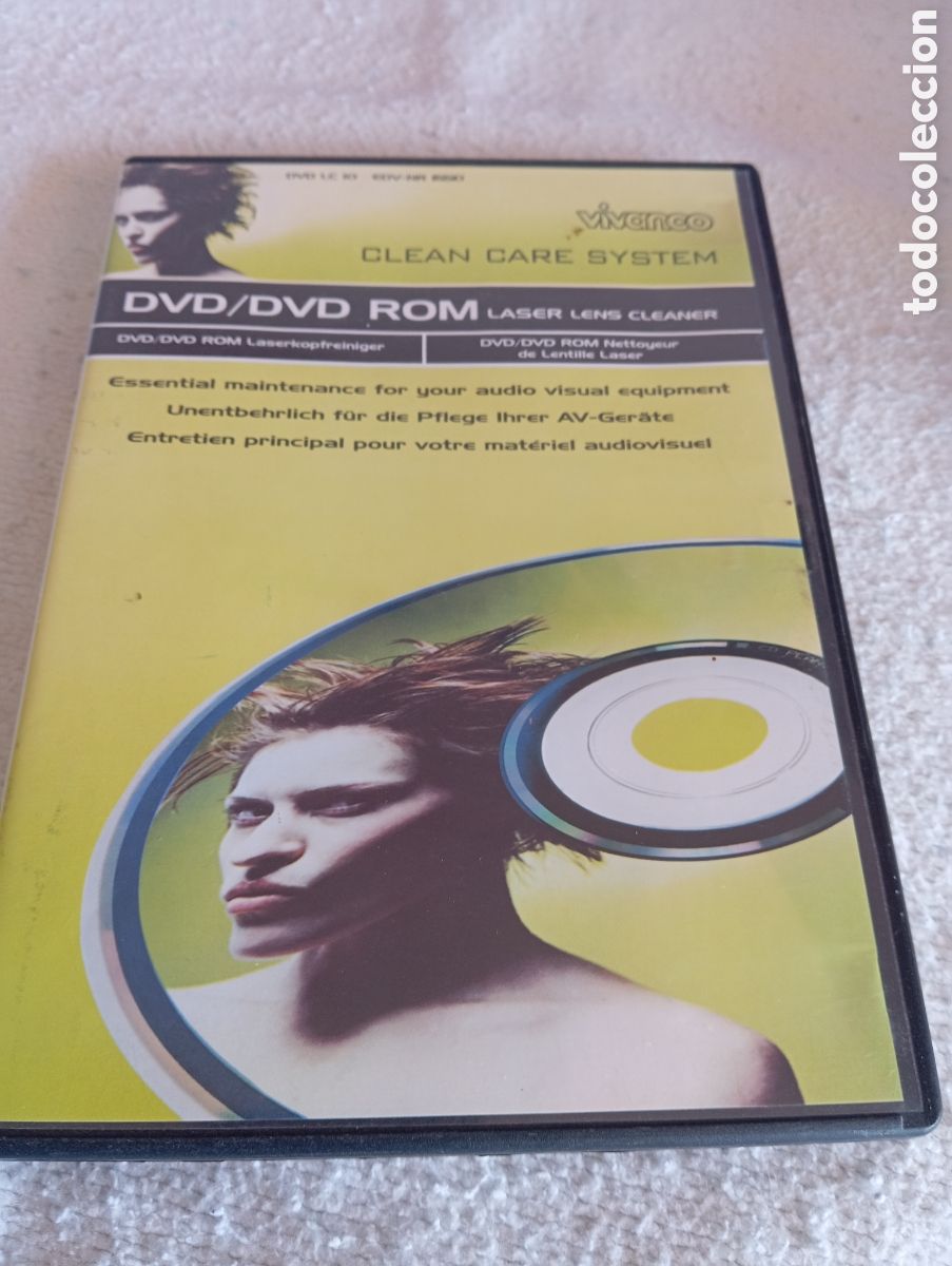 CDs de M&uacute;sica: Limpiador de lentes CD/DVD (disco limpiador) usado sin producto ni liquidos