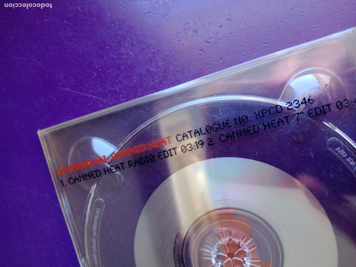 CDs de M&uacute;sica: Jamiroquai &ndash; Canned Heat - CD Sg SONY SOHO PROMO 2 TEMAS 1999 -