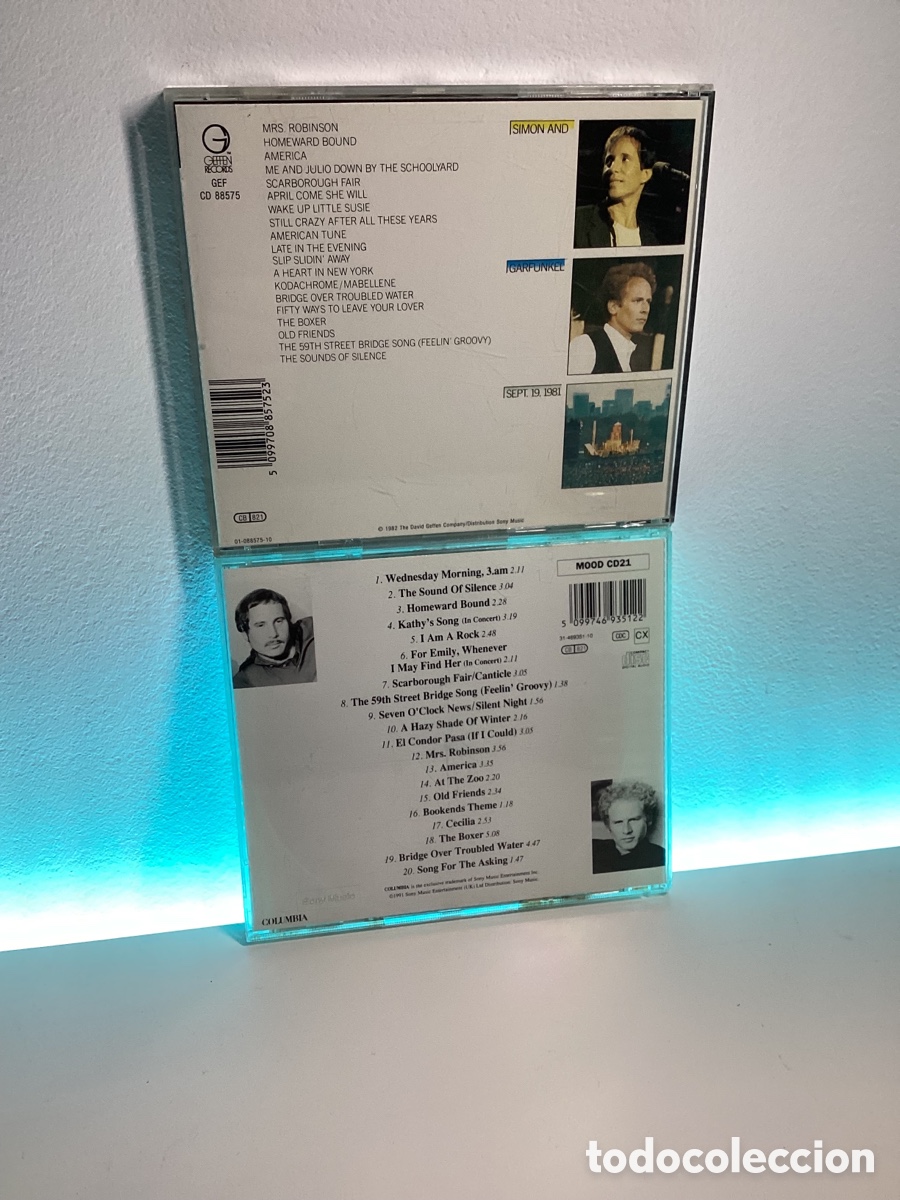 CDs de m&uacute;sica: Lote 2 Discos - Simon And Garfunkel - Foto 2
